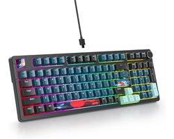 98-Toets Mechanisch Gaming Toetsenbord met Gasket Mount en Hot-Swappable Switches, RGB Verlichting