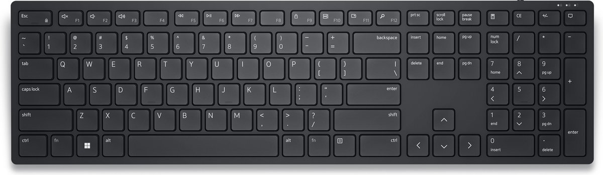 Dell KB500 toetsenbord RF Draadloos QWERTY US International Zwart