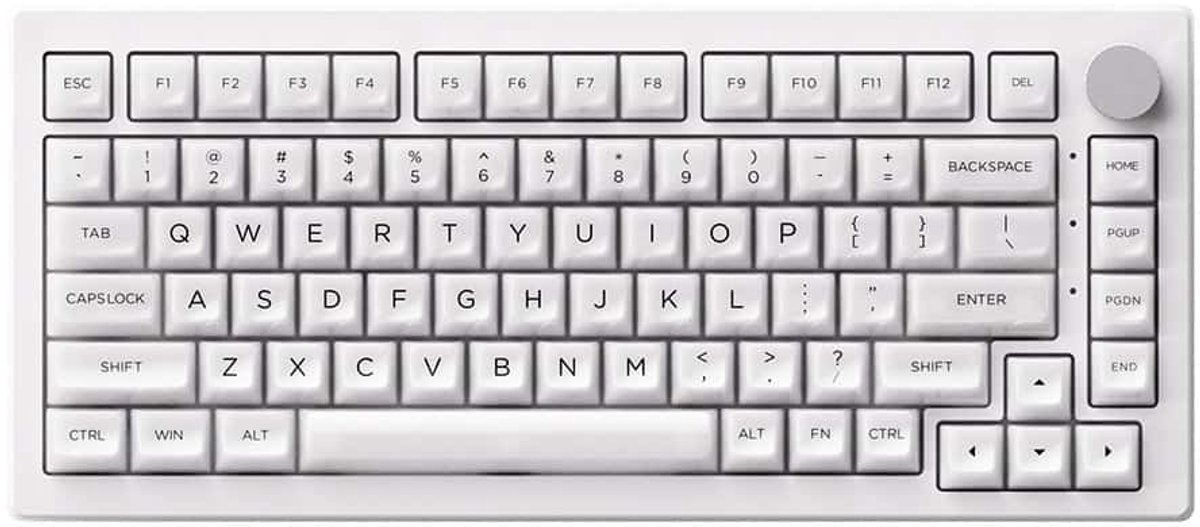 AKKO 5075B Plus Shine - Through RGB Draadloos Hotswap Mechanisch Gaming Toetsenbord