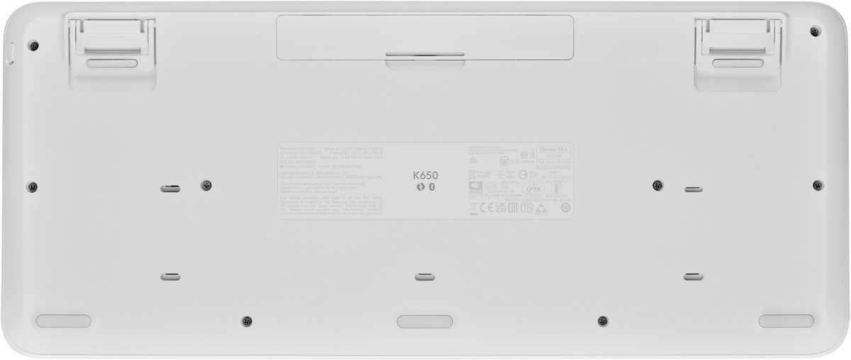 Logitech Signature K650 toetsenbord Bluetooth QWERTZ Tsjechisch Wit