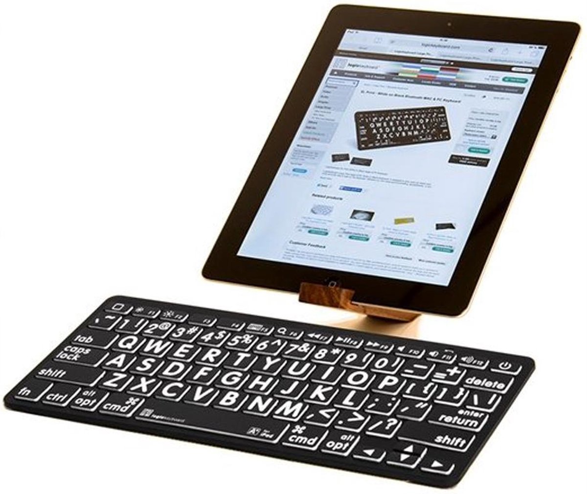 Bluetooth toetsenbord - zwart. Hulpmiddel voor slechtzienden