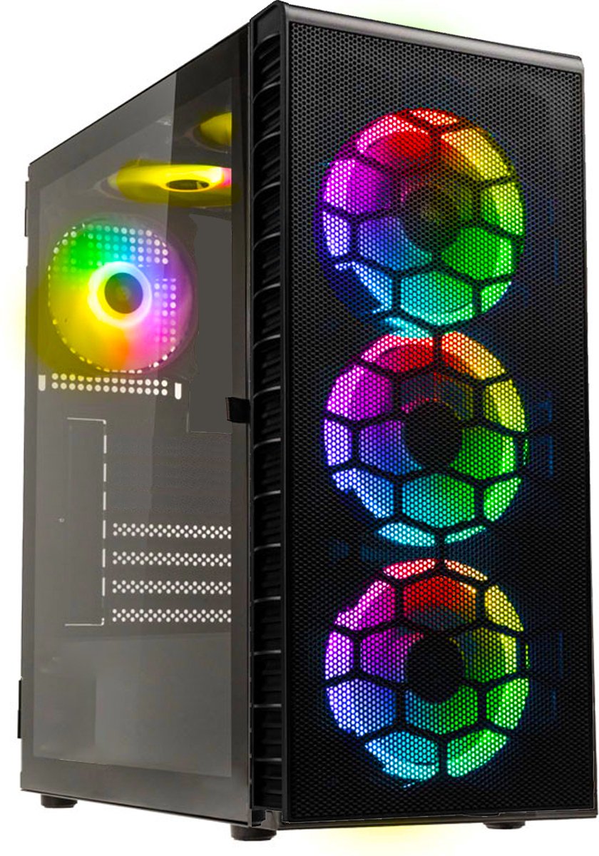 ScreenON - Game PC - Ryzen 5 - 512GB SSD - 16GB RAM - Geforce RTX 3050 - E723116