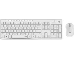 Logitech MK295 Silent - Draadloze muis en toetsenbord - QWERTZ Duits / Wit