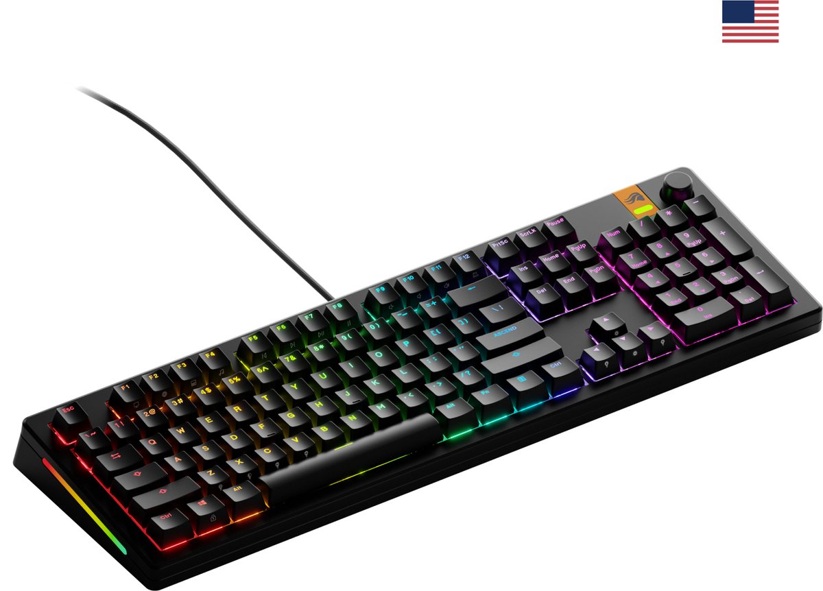 Glorious Gaming GMMK 3 HE - Bedrade Gaming Toetsenbord - 100% - RGB - QWERTY - Zwart