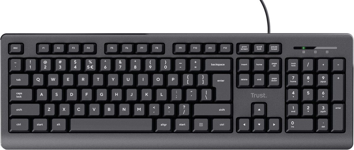 Trust Taro - Bedraad Toetsenbord - Qwerty - Zwart