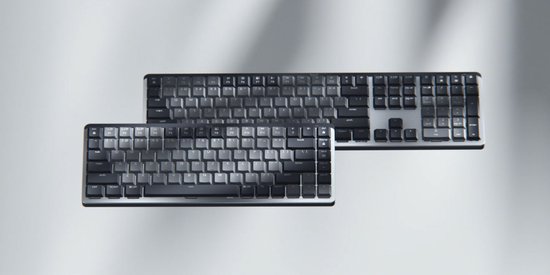 Logitech MX Mechanical toetsenbord RF-draadloos + Bluetooth QWERTY US International Grafiet, Grijs - Zwart