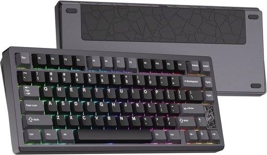 Gamingtoetsenbord met RGB verlichting en Snelle Trigger - 75% Aluminium Design