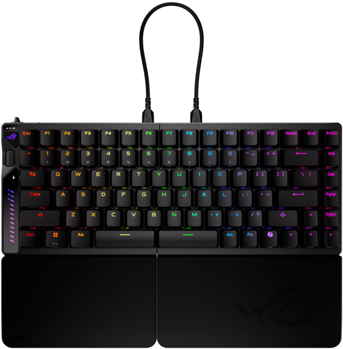 ASUS ROG Falcata toetsenbord Gamen USB + RF Wireless + Bluetooth Zwart