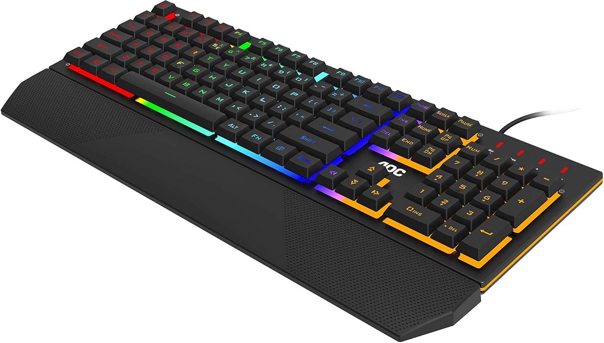 Gaming Toetsenbord met Spaanse Layout, Anti-Ghosting en RGB Verlichting