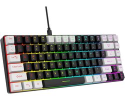 Compact 80% 84 Toetsen Mechanisch USB-C Toetsenbord met RGB Verlichting