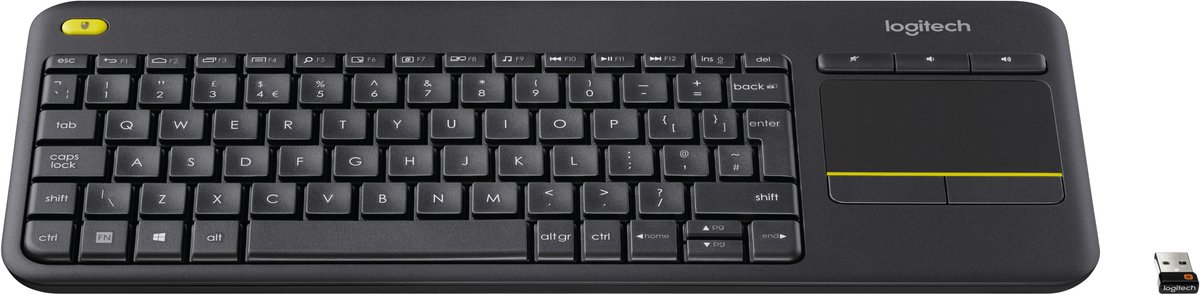 Keyboard Logitech Media K400 Plus Black (Refurbished B)