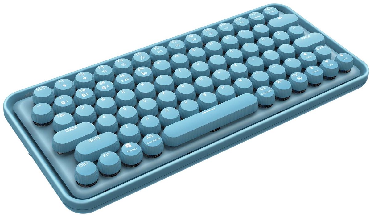 Draadloos multimode toetsenbord Ralemo Pre 5, QWERTY US, Blauw