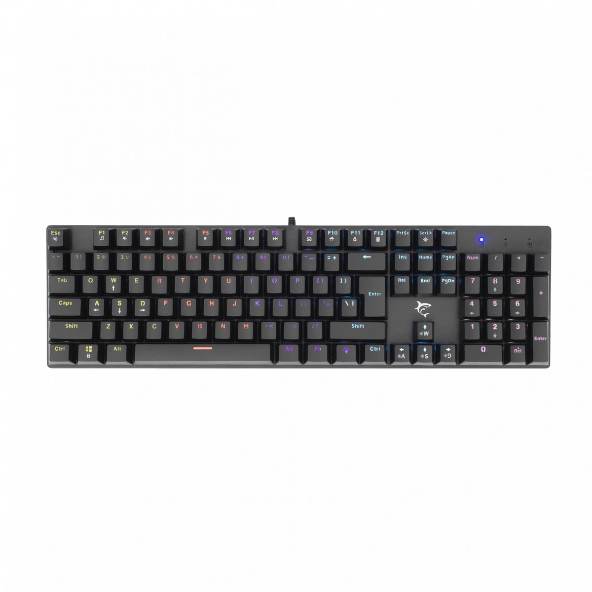 White Shark - COMMANDOS ELITE-US-B - Mechanisch Gaming Toetsenbord - Blue Switch