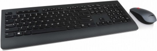 Lenovo Essential Draadloos toetsenbord en muis Universeel QWERTY Zwart