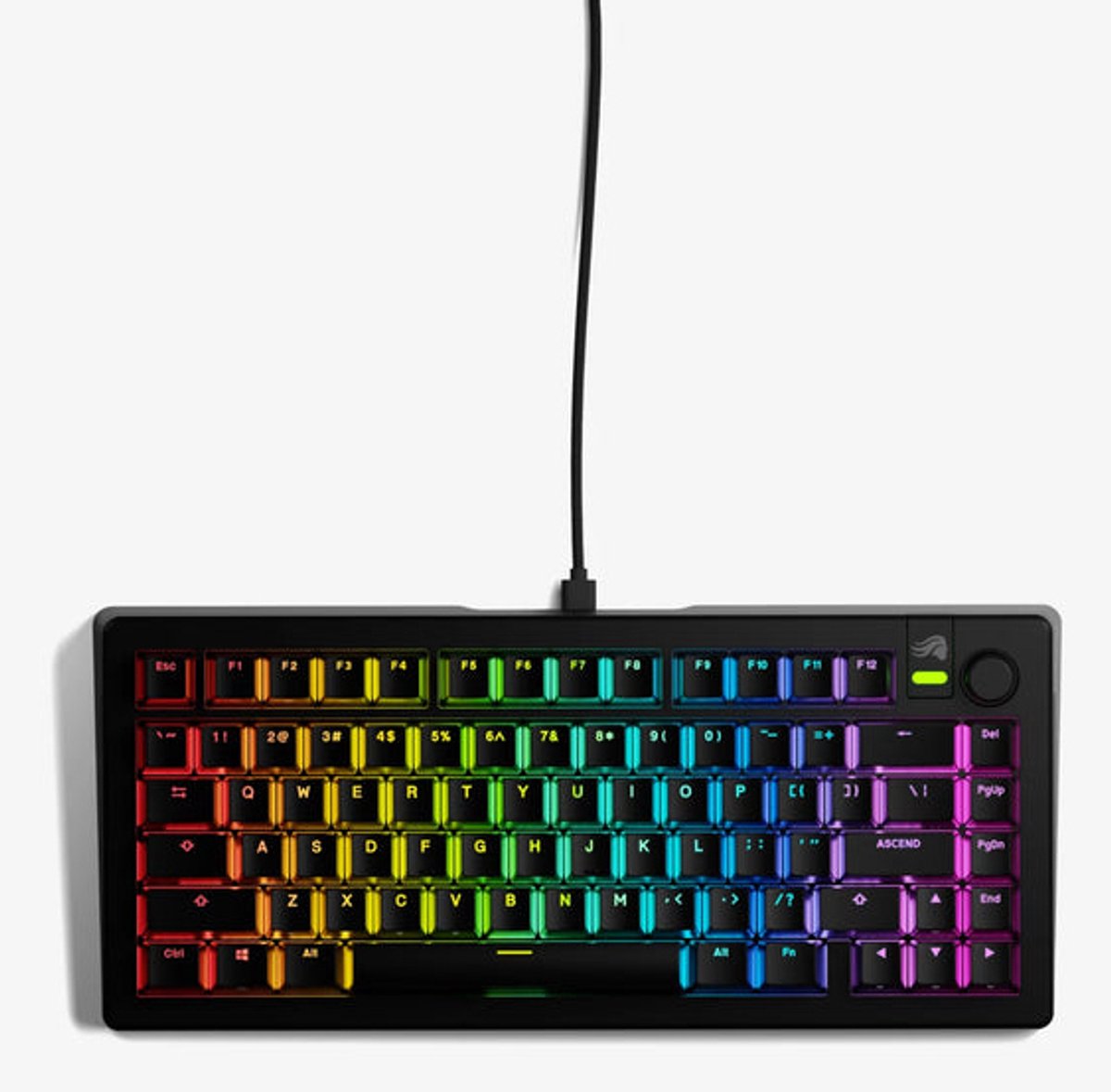 Glorious Gaming GMMK 3 - Bedrade Gaming Toetsenbord - 75% - RGB - QWERTY - Zwart