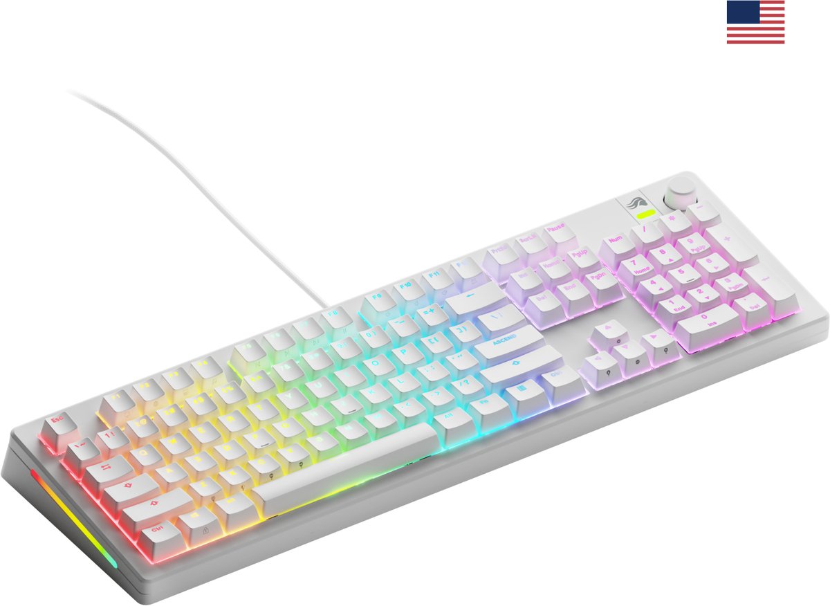 Glorious GMMK 3 White - Toetsenbord - Qwerty Engels Internationaal