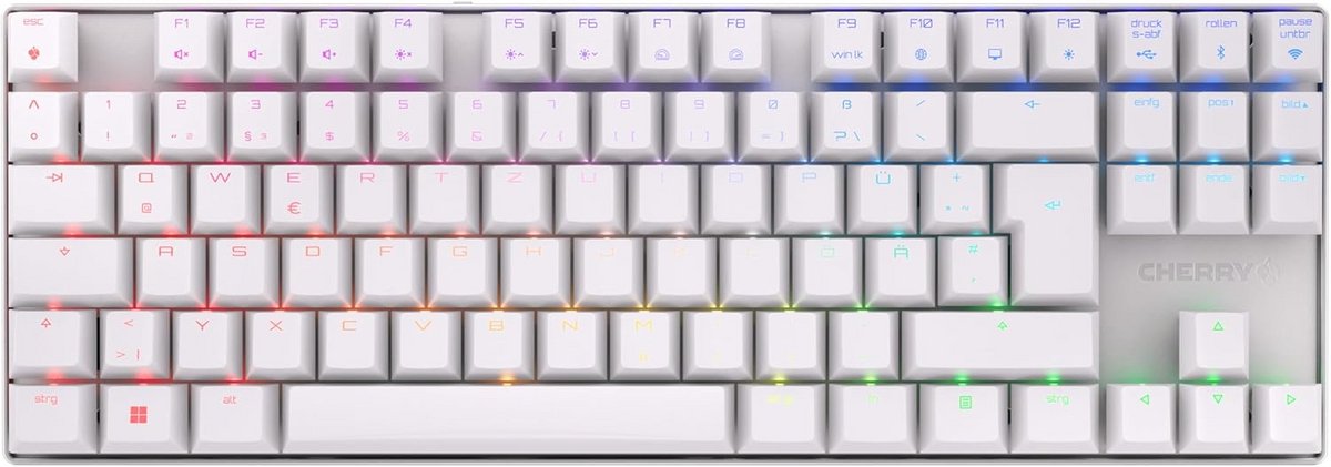Draadloos TKL Gaming Toetsenbord met MX2A Rode Switches - QWERTZ Indeling