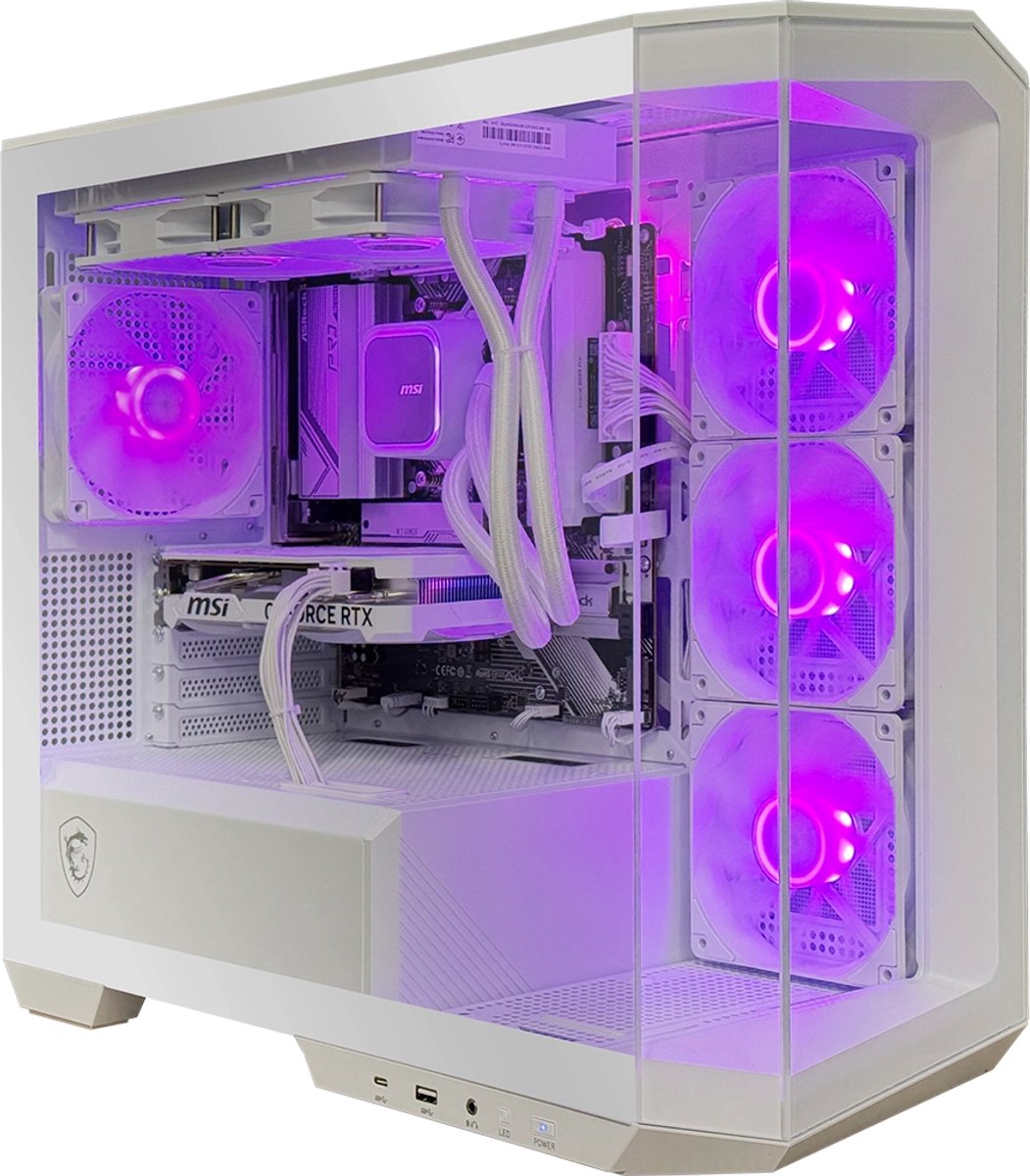 Xgaming Snow Raptor - AMD Ryzen 7 8700 - Nvidia GeForce RTX 5060 - 2TB NVME SSD - 64GB DDR5