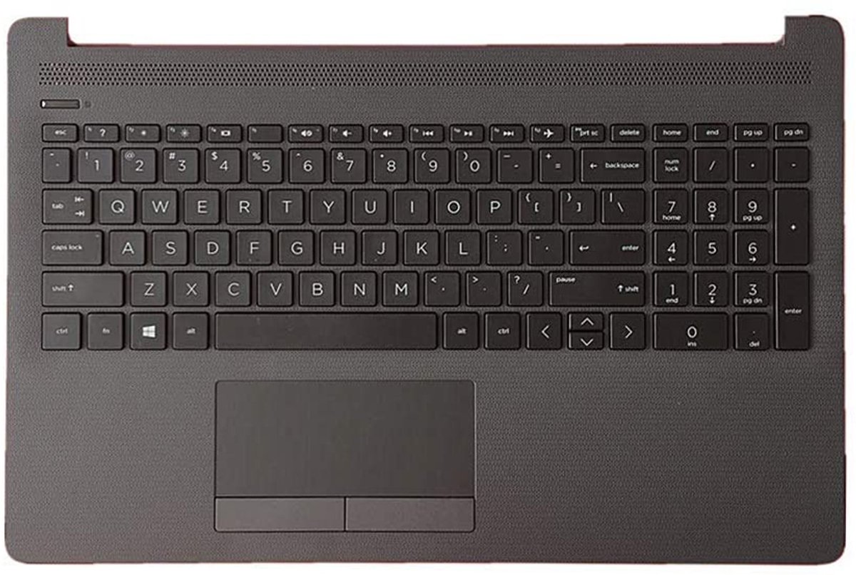 HP Laptop Toetsenbord Qwerty US + Top Cover - Zwart