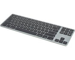 Matias Draadloos Toetsenbord US QWERTY zonder Numpad voor MacBook space grey