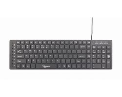 Gembird KB-MCH-01-DE toetsenbord USB Duitse layout Zwart