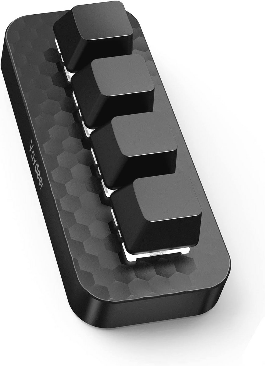 Macrotoetsenbord met Programmeerbare Toetsen - Mechanisch, Multilayer, Compatibel met Mac en Windows