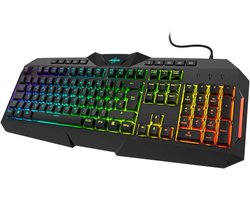 Semi Mechanisch Gaming Toetsenbord met RGB Verlichting en Anti-Ghosting