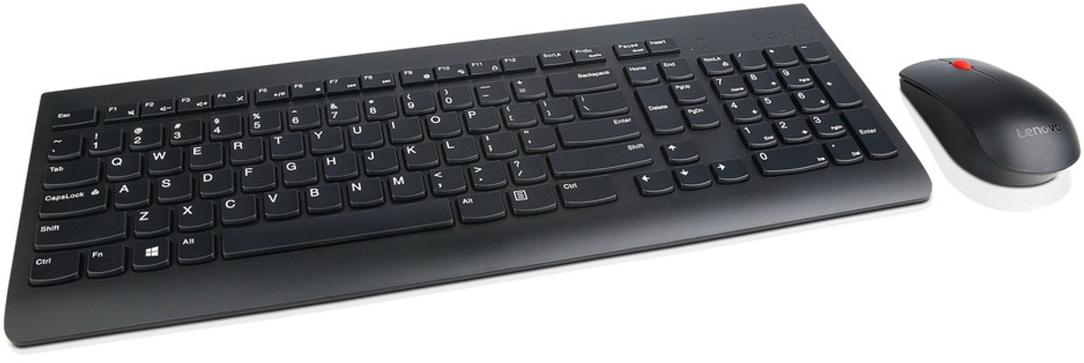 Lenovo Essential Draadloos toetsenbord en muis Universeel QWERTY Zwart