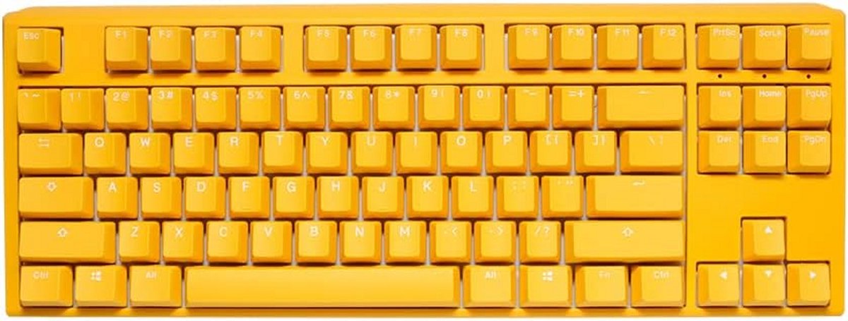 Mechanisch Gaming Toetsenbord TKL, RGB Verlichting, Snel MX-Silver Switches, US Layout