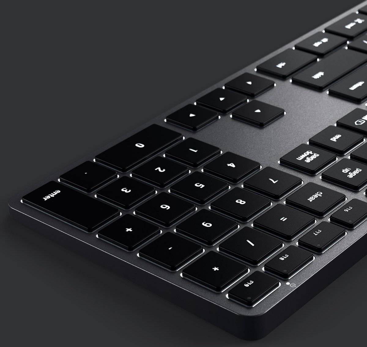 Satechi Slim W3 USB-C Wired Toetsenbord - QWERTY - Grijs