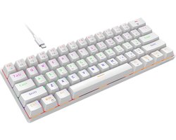 Mechanisch Gamingtoetsenbord 60% met RGB Achtergrondverlichting - Ultralicht en Compact