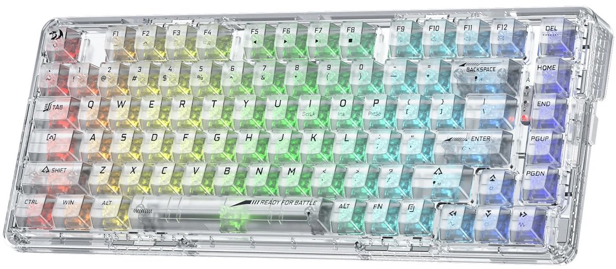 Zolara RGB Keyboard - Toetsenbord - Draadloos - Gaming - Wit - LED - Game toetsen bord