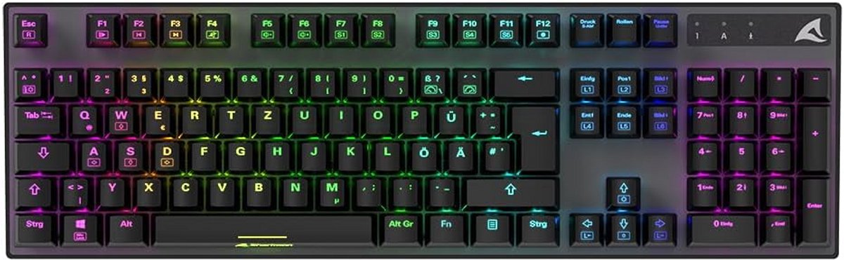 Mechanisch Gaming Toetsenbord met RGB Verlichting en Rode Schakelaars - Snel en Responsief