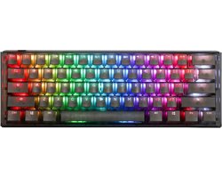Mini Gaming Toetsenbord Compact 60% Layout Mechanisch met RGB Verlichting - MX Speed Zilver Switches