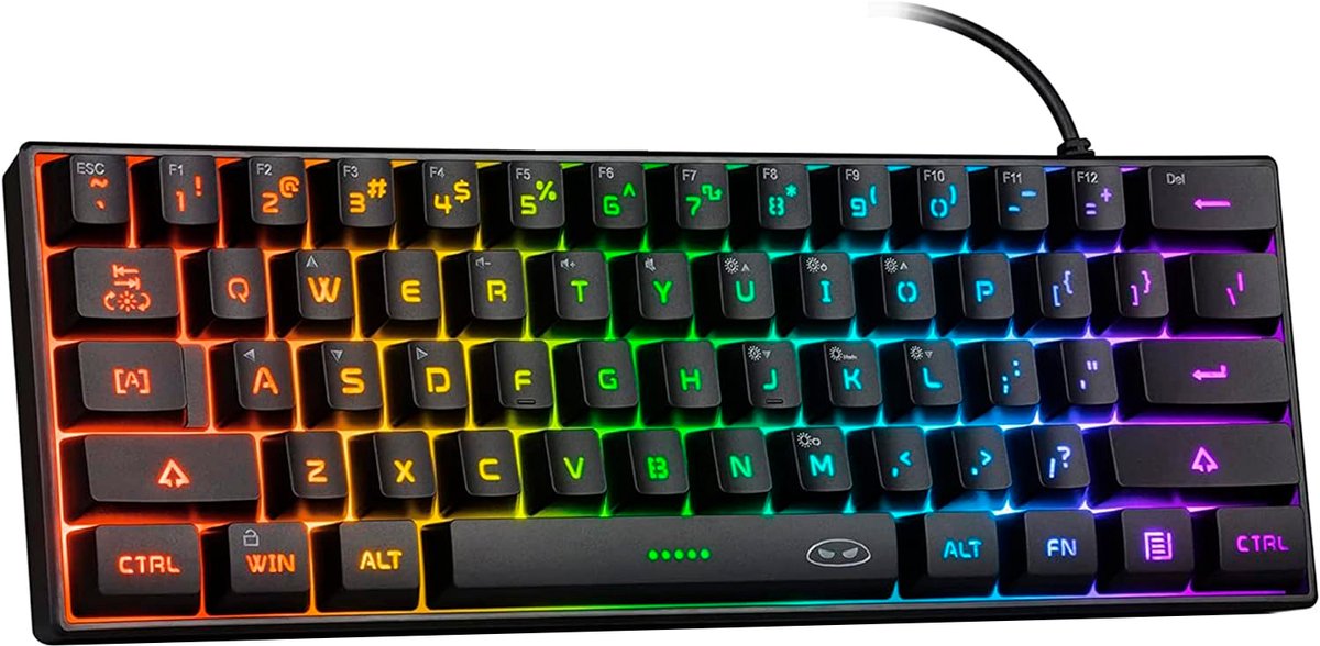 MageGee TS91 - Gaming Toetsenbord - Gaming - RGB Keyboard - 60% Keyboard - TKL - Ergonomisch - Zwart
