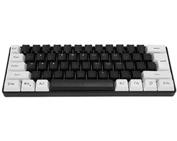 Compacte RGB Gaming Toetsenbord - 60% Mechanisch met 61 Toetsen, Ergonomisch en Bekabeld