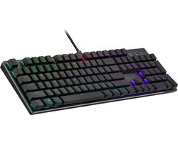 Cooler Master SK652 Mechanisch Gaming Toetsenbord - Black Edition TTC Low Profile Red - US Qwerty