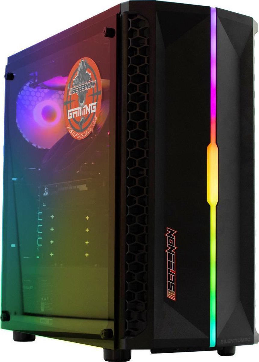 Basic Gaming PC (Ryzen 5 , 16 GB DDR4 werkgeheugen, RTX 3050, 512GB SSD)