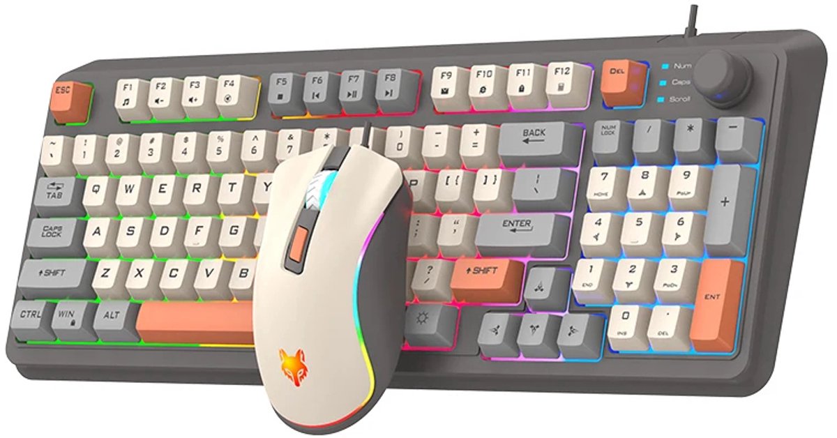 keyboard gaming- Bedrade Gaming Toetsenbord - Mechanisch - LED - 94 Keys - QWERTY Toetsenborden