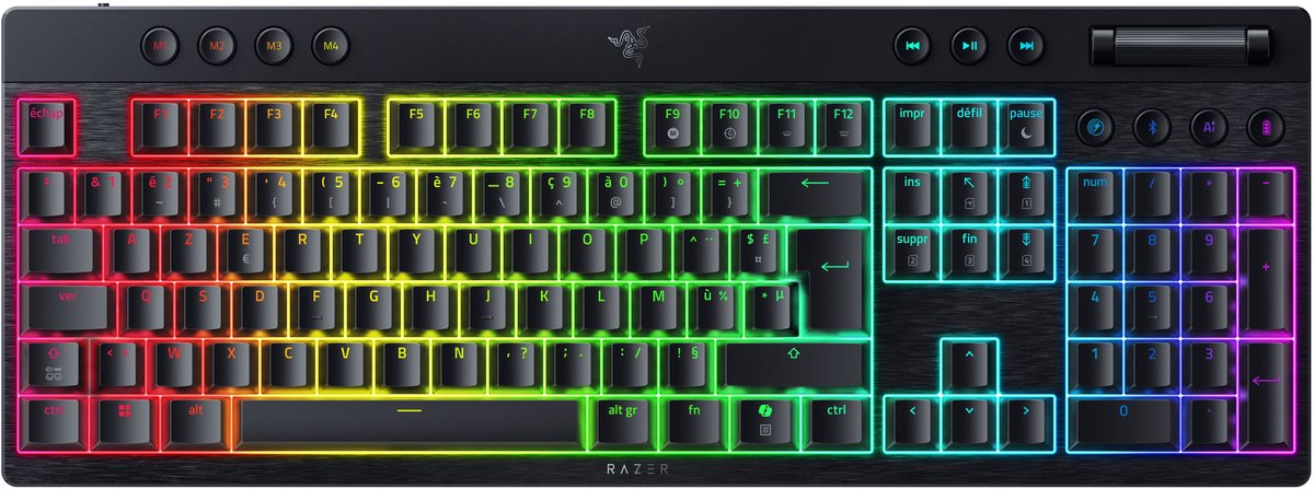 Razer BlackWidow V4 - Draadloos Gaming Toetsenbord - Mechanische Orange Switches - RGB - Azerty