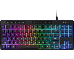 Gamingtoetsenbord met RGB-achtergrondverlichting en macrotoetsen - Mechanisch aanvoelend TKL ontwerp