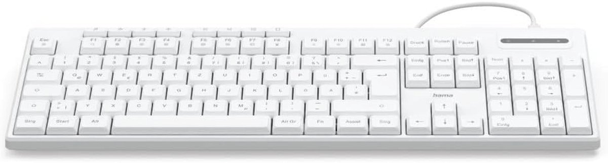 Ergonomisch Bekabeld Toetsenbord met Stille Toetsen, QWERTZ Layout en Multimediatoetsen