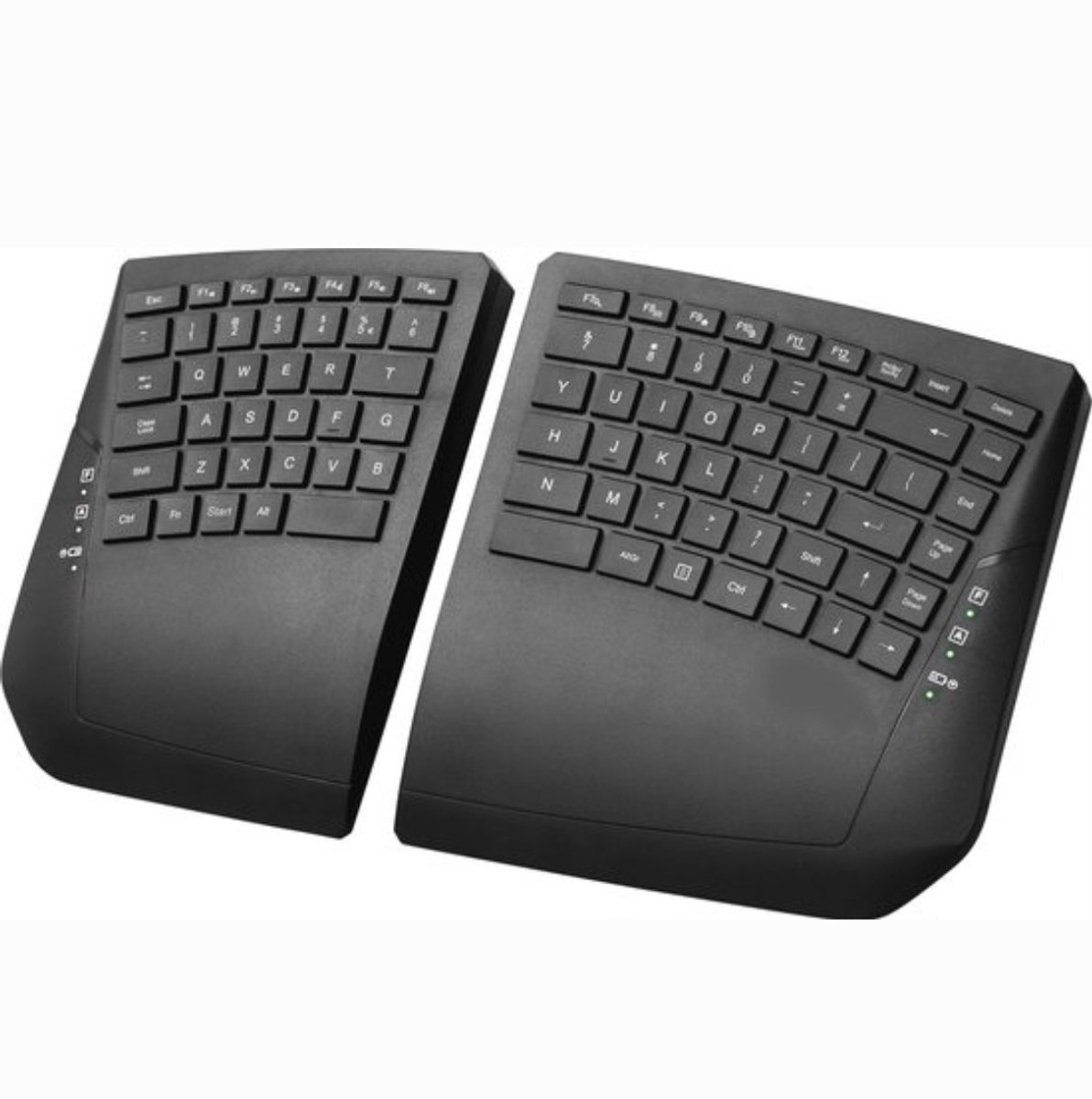 Draadloos Ergonomisch Gesplitst Toetsenbord met Verstelbare Hoek