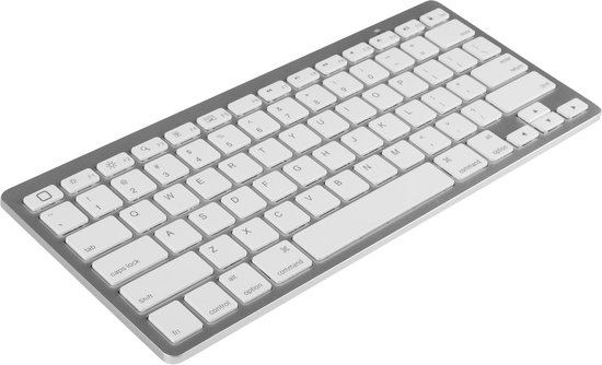 Q-Link toetsenbord – Draadloos – QWERTY numpad – 28.7 x 2.1 cm – Zilver