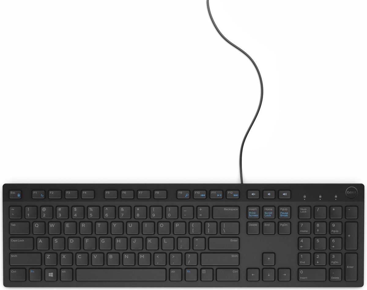 DELL KB216 toetsenbord USB QWERTY Brits Engels Zwart