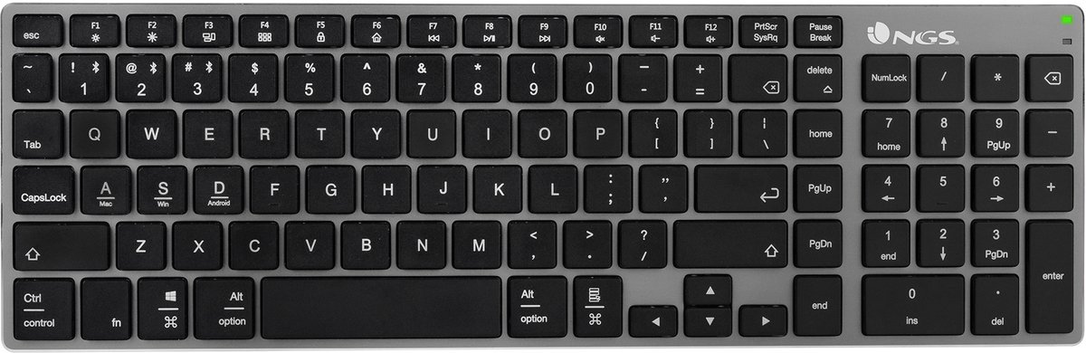 NGS Keyboard MULTI-DEVICE Grey
