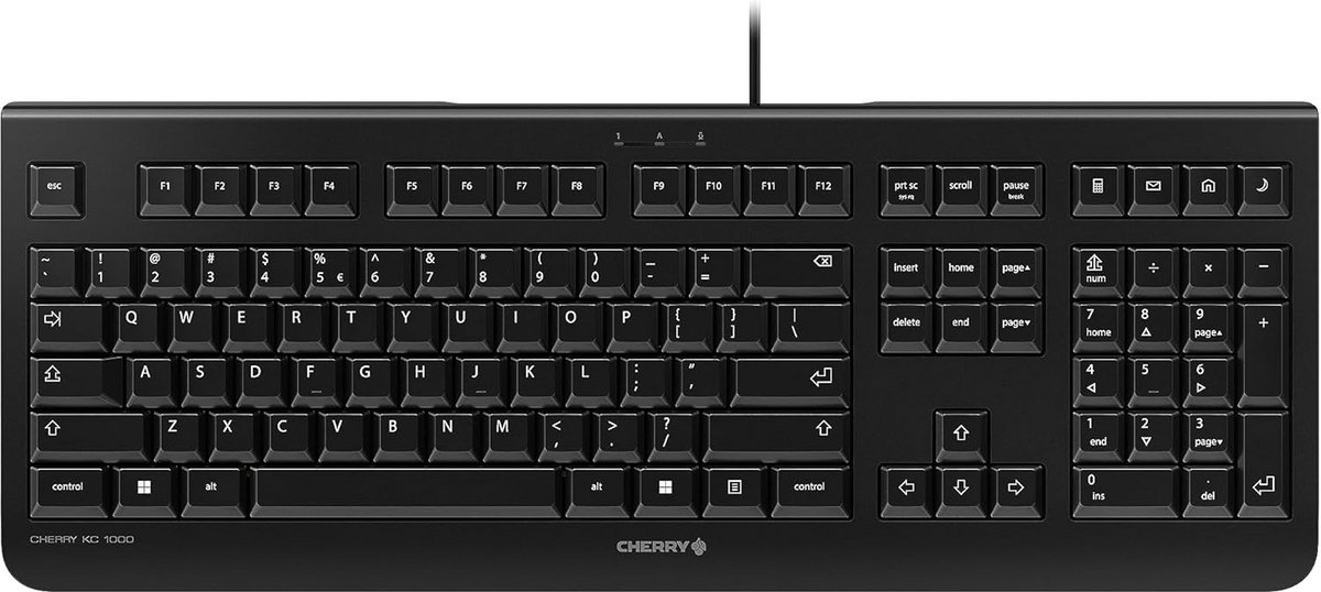 Bedraad Toetsenbord QWERTY - Plat Ontwerp, Fluisterstil, USB Plug & Play