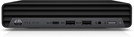 HP Pro 400 G9 Intel® Core™ i3 i3-13100T 16 GB DDR4-SDRAM 512 GB SSD Windows 11 Pro Mini PC Zwart