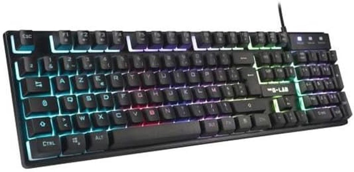 Compact Mechanisch Gaming Toetsenbord USB 87 Toetsen QWERTY Zonder Numeriek Deel Wit