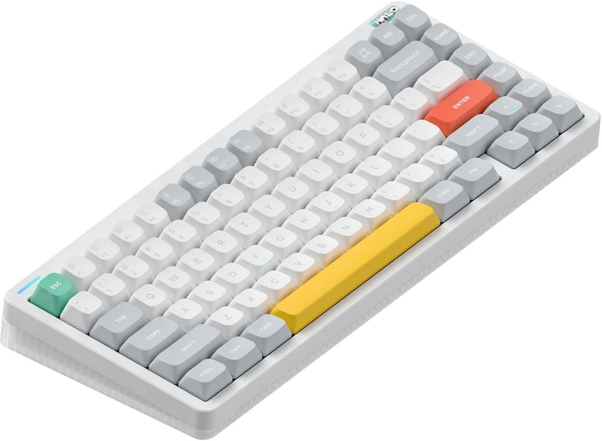 Mechanisch Gamingtoetsenbord 75% Draadloos met RGB-Achtergrondverlichting en Hot-Swappable Toetsen